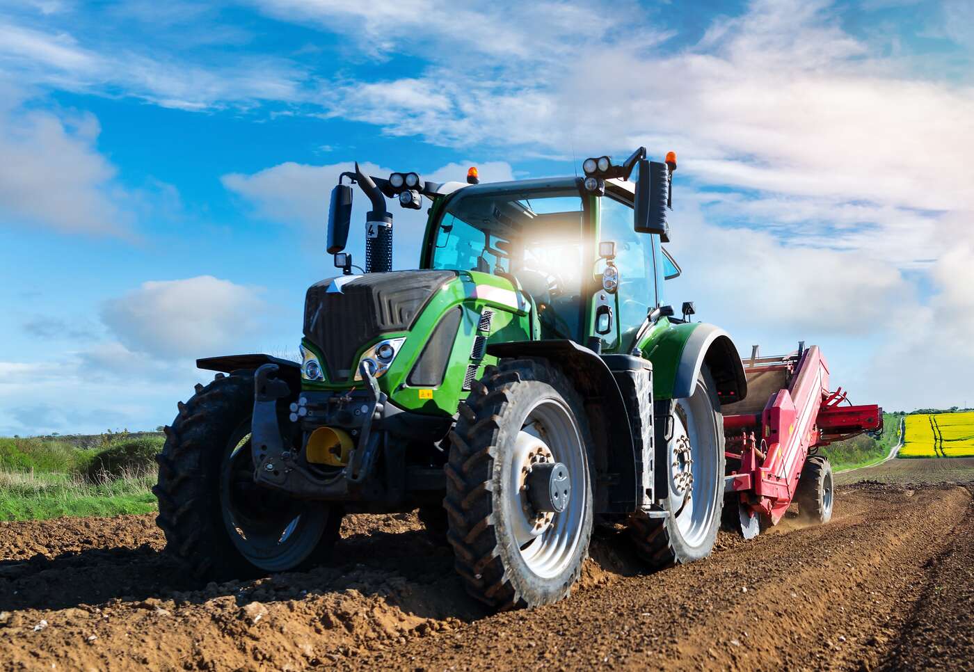 Industries-Main-Agriculture Tractor on the field