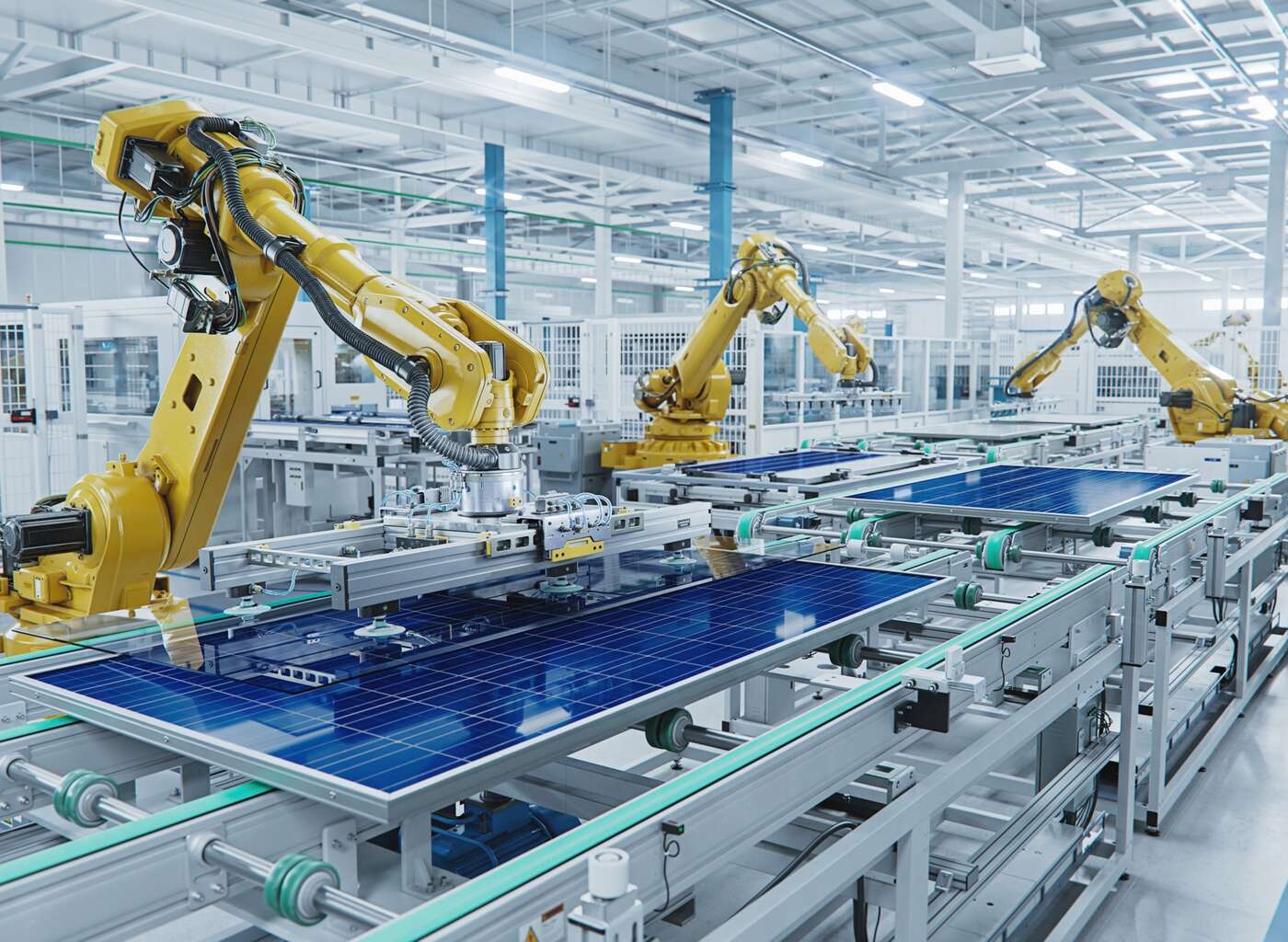 Industries-main-Automation automation of an project using robotic arms